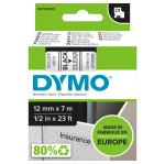 DYMO - D1® Tape 12mm x 7m black on transparent