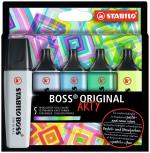 Stabilo - Highlighter Boss Original Arty - Cool colors (5 pcs)