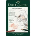 Faber-Castell - Set Pitt Monochrome tin of 12