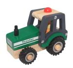 Magni - Wooden tractor with rubber wheels