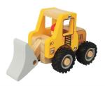 Magni - Wooden bulldozer truck with rubber wheels