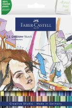 Faber-Castell - Sketch Marker Goldfaber wallet (24 pcs)