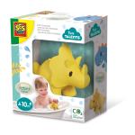 SES Creative - Bath Time - Triceratops - natural rubber