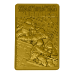 Teenage Mutant Ninja Turtles Limited Edition 24k Gold Plated Comic Book Cover Ingot