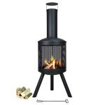Scandinavian Collection - Garden fireplace in steel
