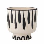 Bloomingville - Malena Flowerpot, Black, Terracotta