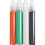 Candle pens - Black, Green, Light Grey, Red