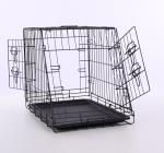 Nordic Paws - Sloping Wire cage black, S  63x44x50,5cm