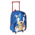 Cerda - Kids Backpack Trolley 3D - Sonic