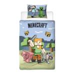 Bed Linen - Adult Size 140 x 200 cm - Minecraft