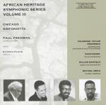 African Heritage Symphonic Series Vol 3