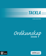 Tackla Ordkunskap Korsord Svart Pist