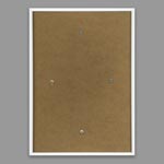 Tavelram Vit 30x22 cm