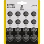 Batteri Proove Knappcell MIX 16-pack