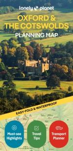 Lonely Planet Oxford & The Cotswolds Planning Map
