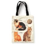 Moody Cats Canvas Tote