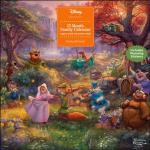 Disney Dreams By Thomas Kinkade Studios 17-month 2025-2026 Family Wall Cale