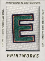 E - Embroidered Sticker
