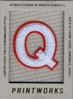 Q - Embroidered Sticker
