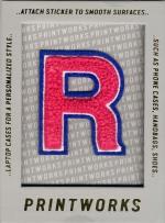 R - Embroidered Sticker