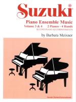 Suzuki Piano Ens Vol 3-4 Piano Duo