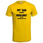 Int` har ni sett Hedlund? - L (T-shirt/Gul)