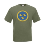 Air Force Sweden / Olivgrön - XXL (T-shirt)