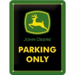Plåtskylt Retro 15x20 cm / John Deere Parking