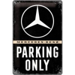 Plåtskylt Retro 20x30 cm / Mercedes-Benz Parking