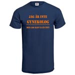 Jag är inte gynekolog / Mörkblå - XL (T-shirt)