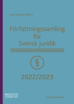 Författningssamling För Svensk Juridik - 2022/2023