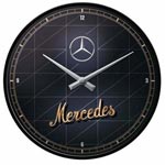 Väggklocka Retro / Mercedes-Benz Logo