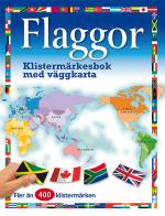 Flaggor- Klistermärkesbok Med Väggkarta