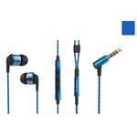 Hörlur In-Ear SoundMAGIC E80C med mik / Blue