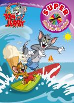 Tom & Jerry - Målarbok Med Klistermärken