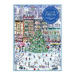 Michael Storrings Christmas In The City Greeting Card Puzzle