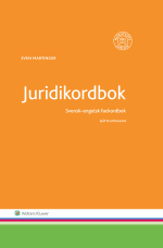 Juridikordbok - Svensk-engelsk Fackordbok