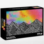 Rainbow Mountain - A Zenspire 1000-piece Puzzle For Adults