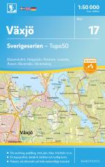 17 Växjö Sverigeserien Topo50 - Skala 1-50 000