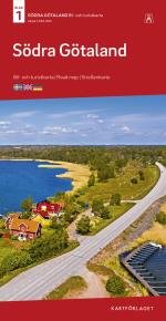 Södra Götaland Bil & Turistkarta Nr 1 - Skala 1-250.000