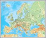Europa Väggkarta Kartförlaget 1-5,5 Mili I Papptub