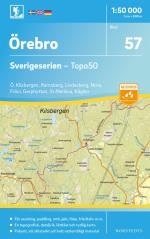 57 Örebro Sverigeserien Topo50 - Skala 1-50 000