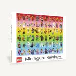 Lego Minifigure Rainbow 1000piece Puzzle
