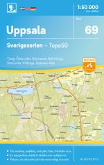 69 Uppsala Sverigeserien Topo50 - Skala 1-50 000