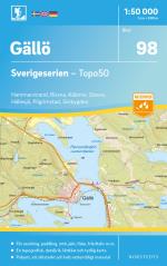 98 Gällö Sverigeserien Topo50 - Skala 1-50 000
