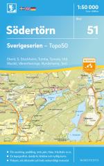 51 Södertörn Sverigeserien Topo50 - Skala 1-50 000