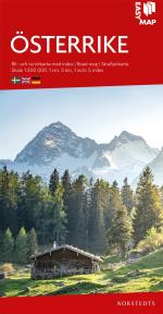 Österrike Easymap - Skala 1-300.000