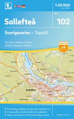 102 Sollefteå Sverigeserien Topo50 - Skala 1-50 000