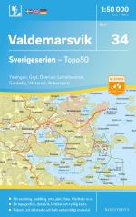 34 Valdemarsvik Sverigeserien Topo50 - Skala 1-50 000
