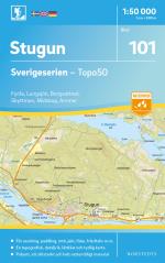 101 Stugun Sverigeserien Topo50 - Skala 1-50 000